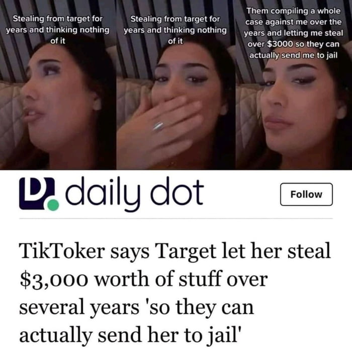 If you have to steal to feed yourself fine, if you do it as fun past time and so you can brag about it on social media......