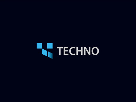 Cs techno logo design vector icon • wall stickers tech, mark, logo design |  myloview.com