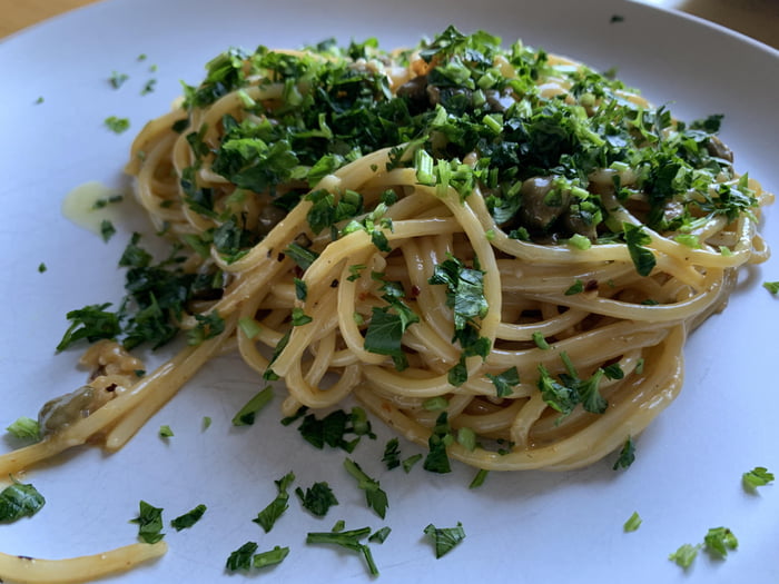 Anchovy caper carbonara 9GAG