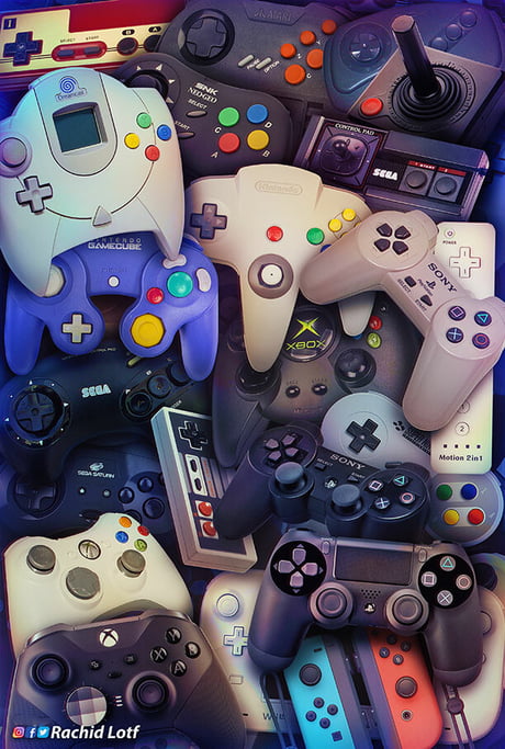 Discussion) For me, Before the Xbox 360 controller was created, the  Gamecube one was my best controller, and you, what is your best one? - 9GAG
