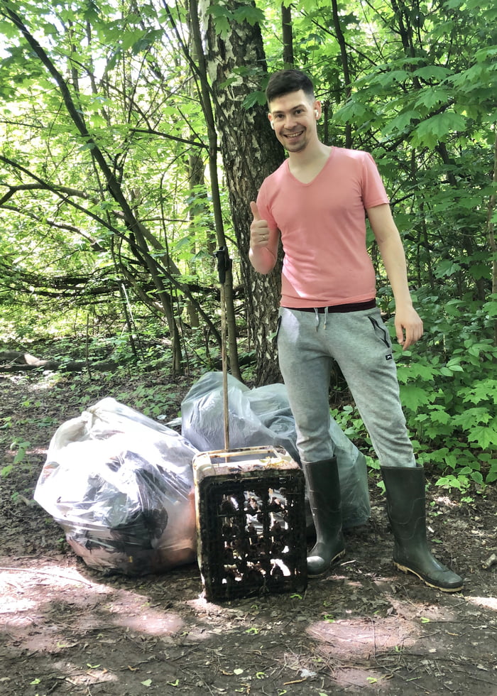 Picked up 30kg of garbage today. Total is 1020kg. I receive