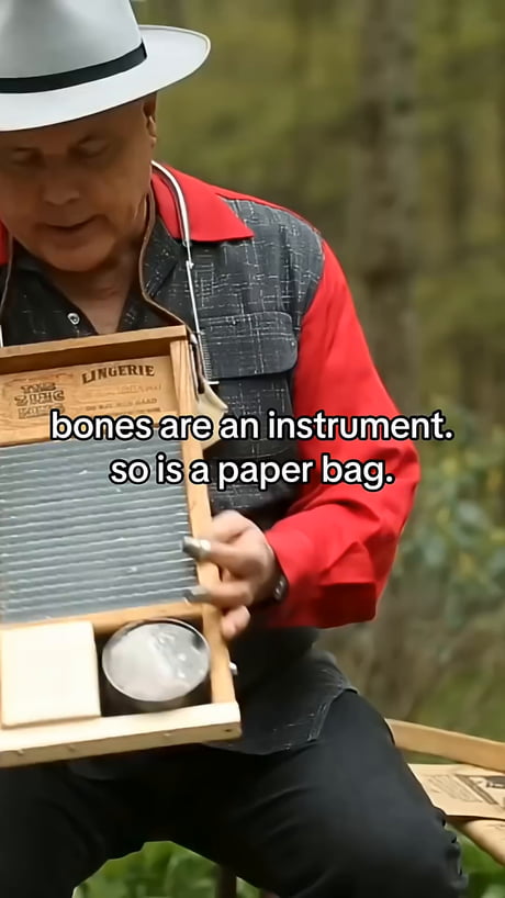 People will make instruments out of anything