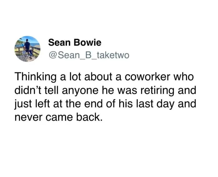The best way to leave