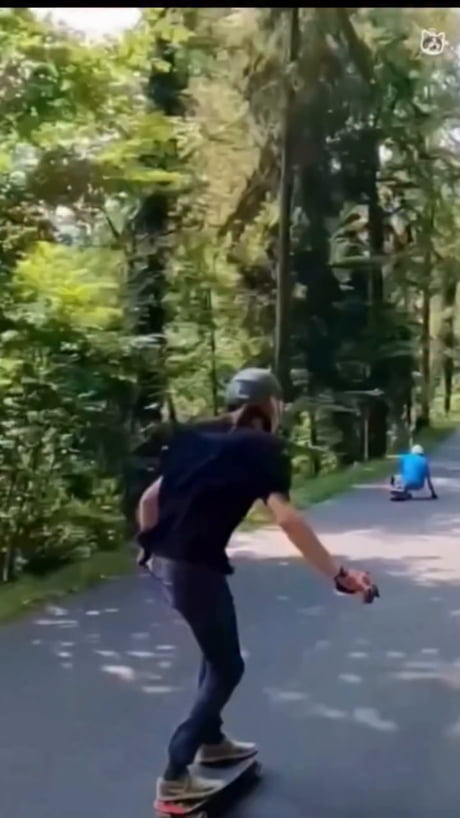 For a short time, he defied gravity