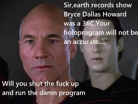 Picard taste in females is deteriorating