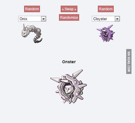 Pokemon ! Cloyster , Onix I CHOOSE YOU. - 9GAG