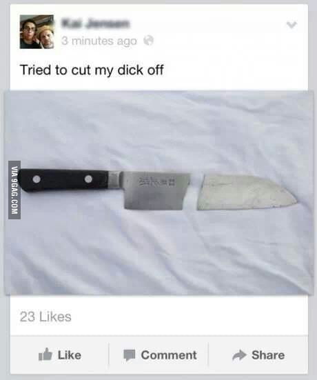 Cut my dick off