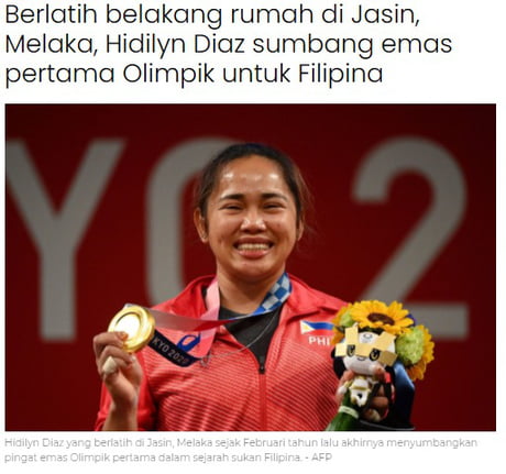 Pingat Emas untuk Malaysia - 9GAG