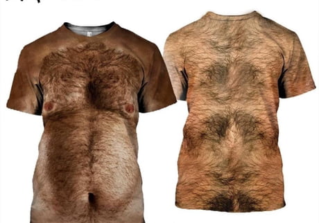 hairy man shirt