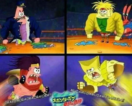 Just another Jojo and Spongebob meme, JoJo's Bizarre Adventure