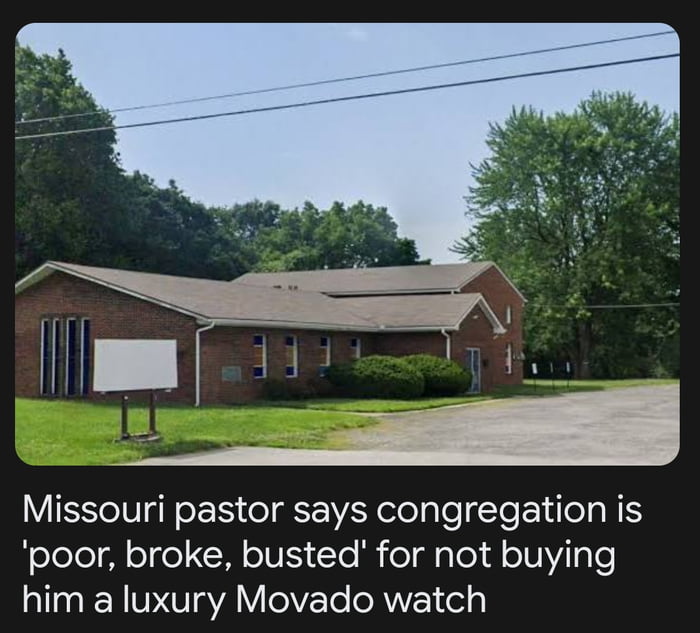 11th comandment "Buy your pastor expensive things" 9GAG