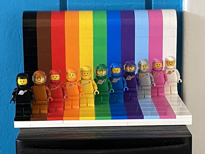 Every lego spaceman is awesome updated with every available classic