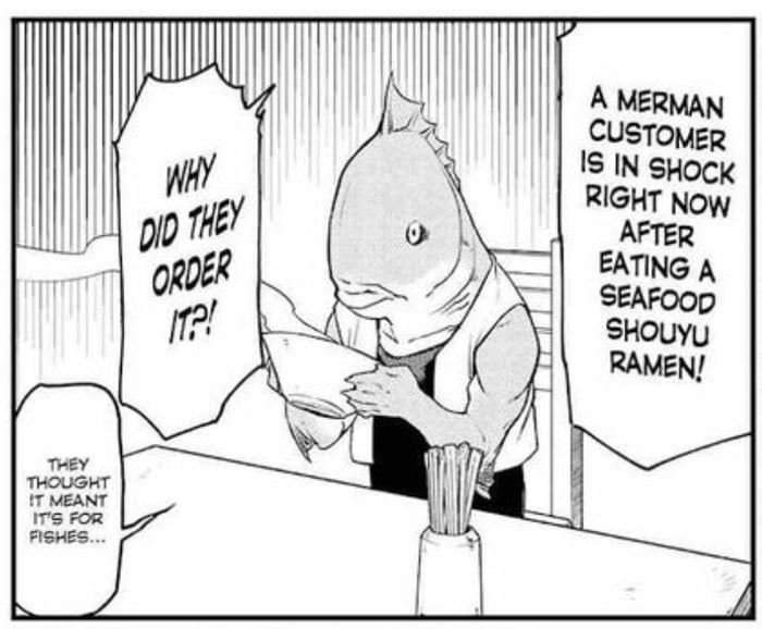 Seafood for seapeople, right logic ig? 9GAG