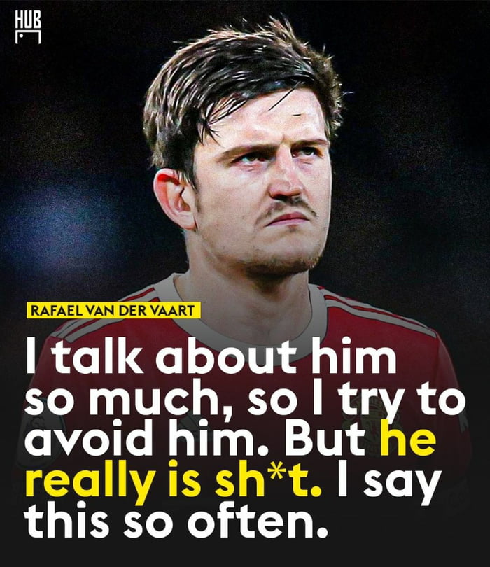 Van Der Vaart Is Not A Big Maguire's Fan - 9GAG