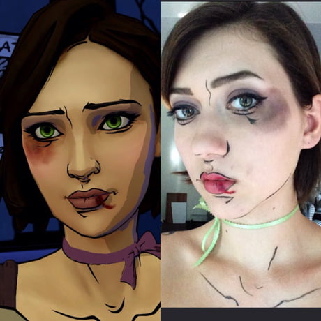 Makeup test run for my Wolf Among Us Cosplay Faith. 9GAG