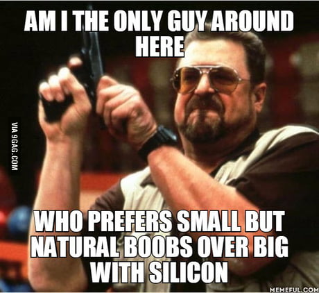 I'm the only around here who don't see boob size relative? - 9GAG
