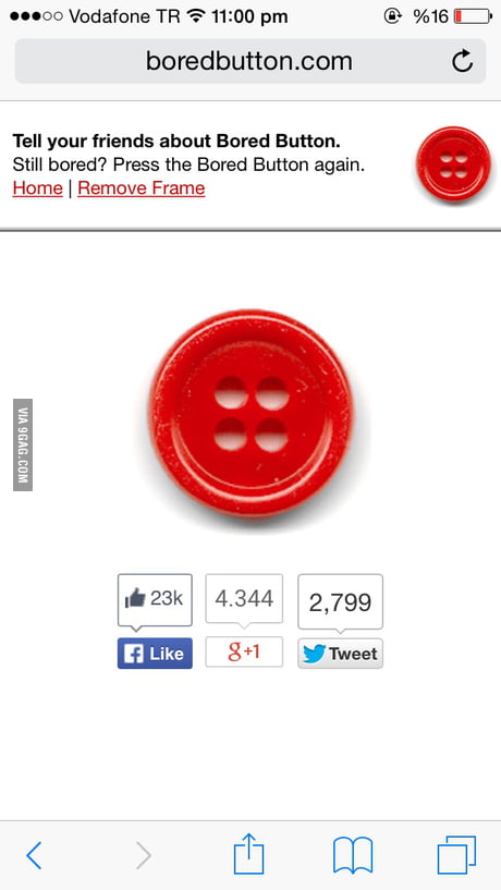 i am bored red button