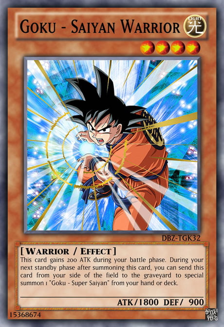 Goku Yu-gi-oh card - 9GAG