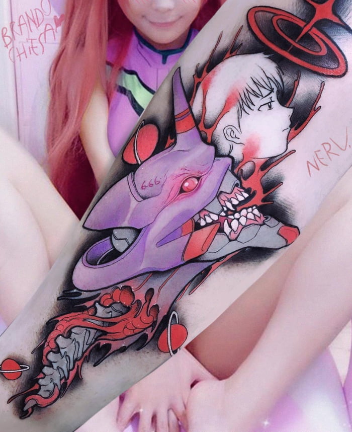 Artist Mixes Anime With Pastel Gore In These Unique Tattoos ⋆ Anime & Manga