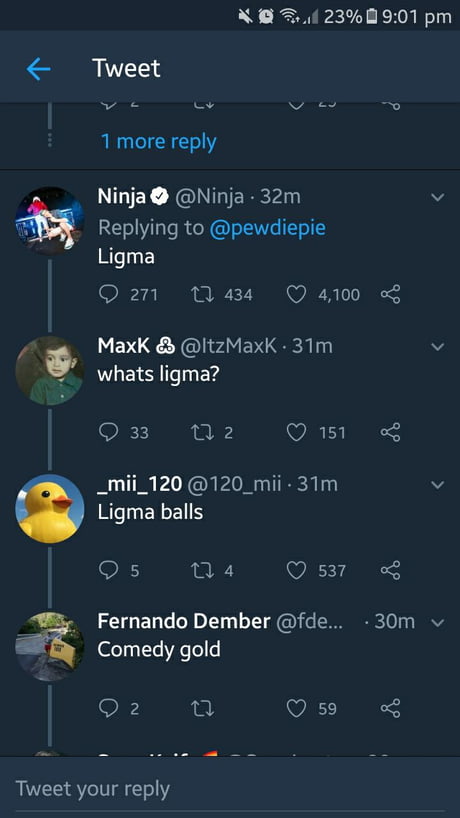 Joe MAMA got ligma balls is what's updog - 9GAG