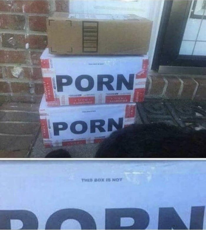 So much for discreet packaging...