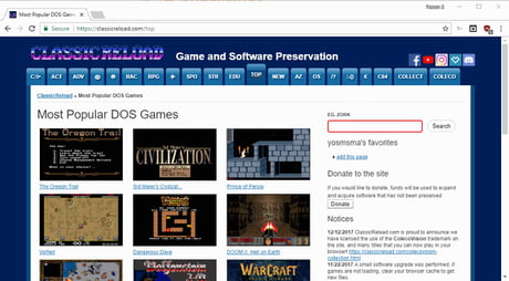 play old dos games online