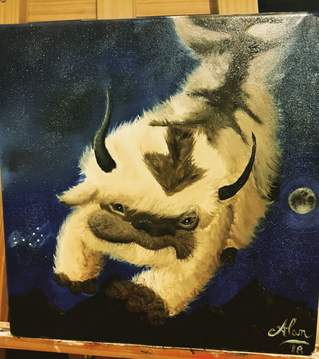 Oil painted appa Jip jip 9GAG