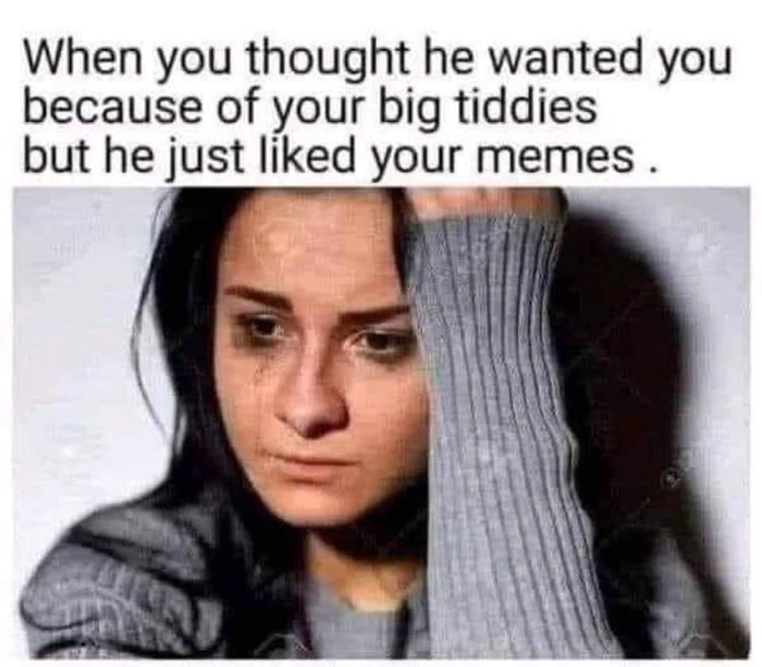 Got to be devastating for any woman
