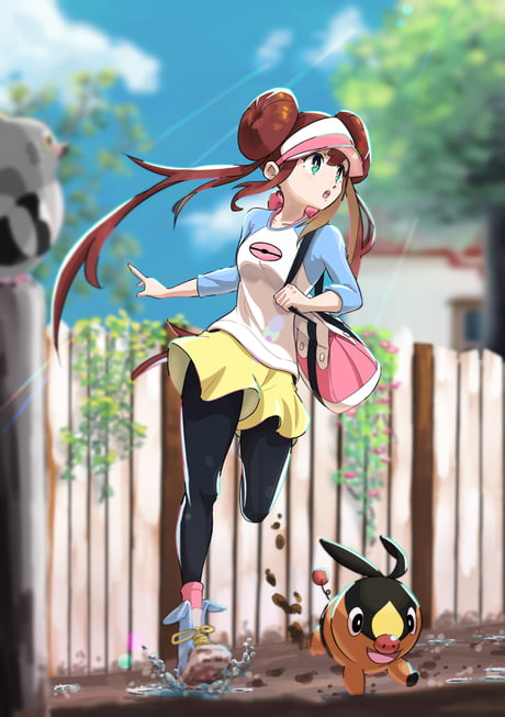 pokemon trainer girl black and white 2