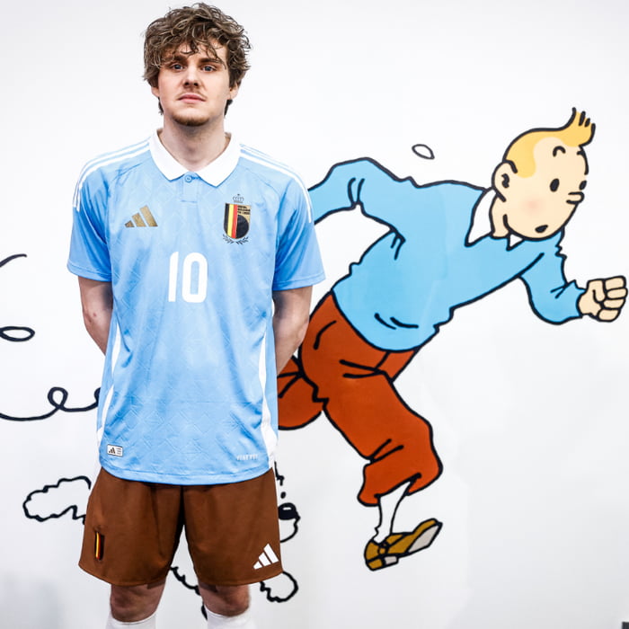 Belgium's new away kit is inspired by Tintin - 9GAG