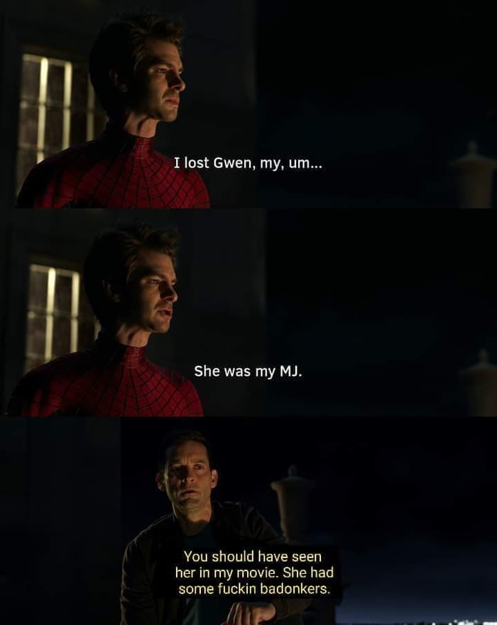 Tobey knows what's up