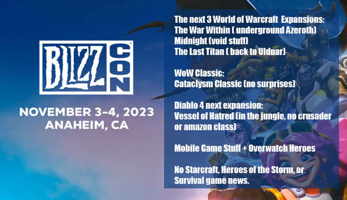 Blizzcon 2023 Is Meh? - 9GAG