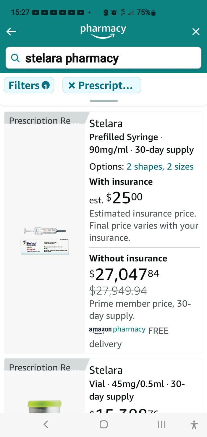 Had no idea you could order meds off Amazon, wonder if they have a promo code for those without