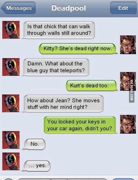 Superheroes Chat 9gag