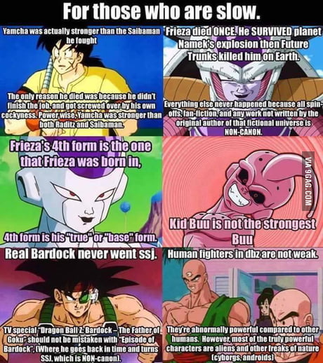 Dragon Ball Z Facts