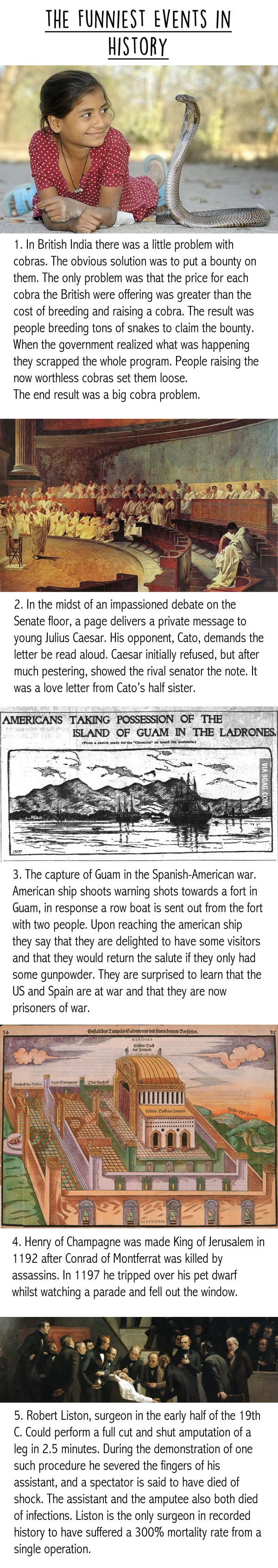 The funniest historical events 9GAG