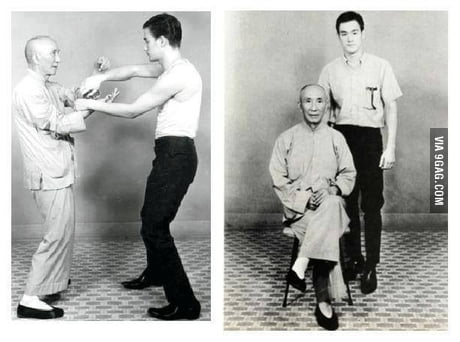 For those who don't know,this is Bruce lees master yip man - 9GAG