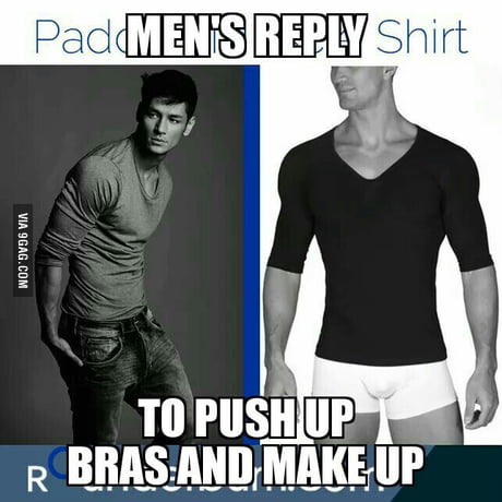 Push-up bra for men - 9GAG