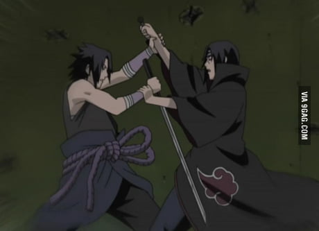 Sasuke vs Itachi. One of the best anime fights I've seen - 9GAG