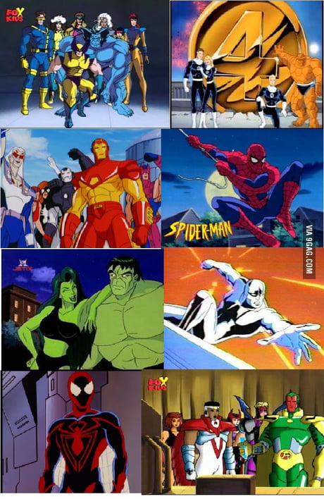 All Marvel animated series from the 90s - 9GAG
