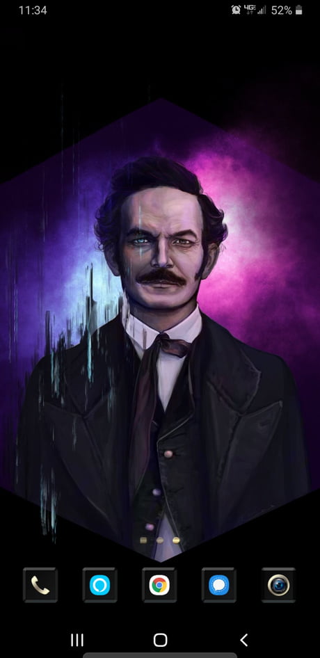 Edgar Allen Poe Legend of Zelda Wallpaper by Oldhat104 on DeviantArt