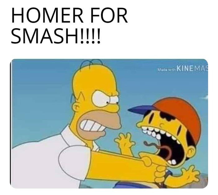Homer for smash - 9GAG