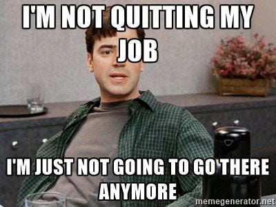 Finally able to quit my weekend job because my new job allows me to ...