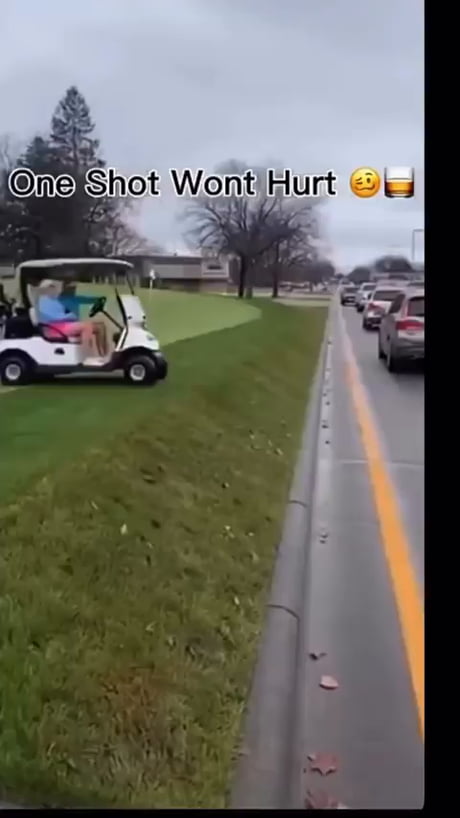 Booze & golf carts, never a good idea.