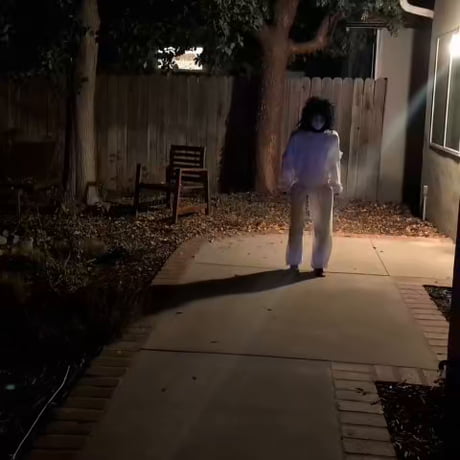 Using a robot for Halloween