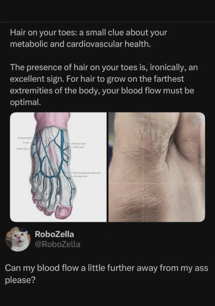 Guess my blood flow is just too dedicated to my toes