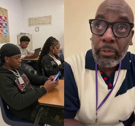 High school teacher broke down in tears in class after realizing his students couldn’t read or write