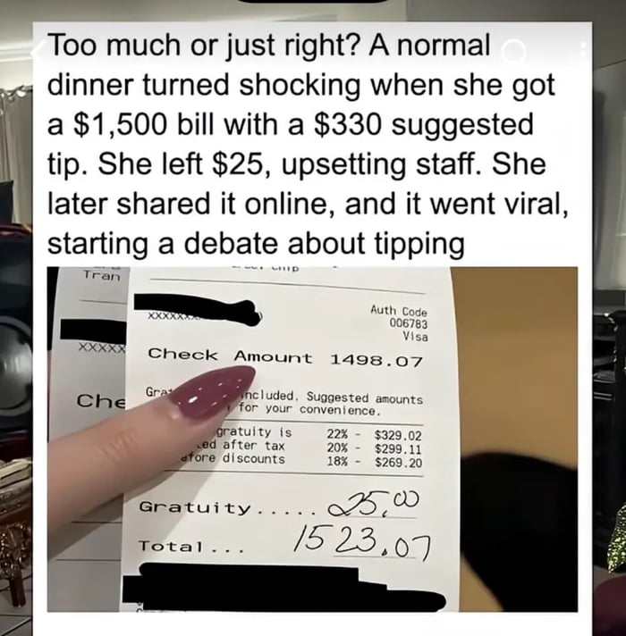 Tipping culture is insane