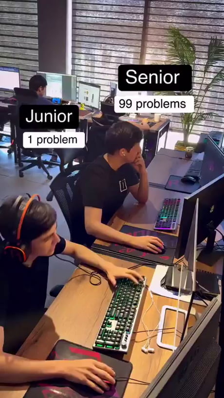 I miss my junior days. And my senior days as well