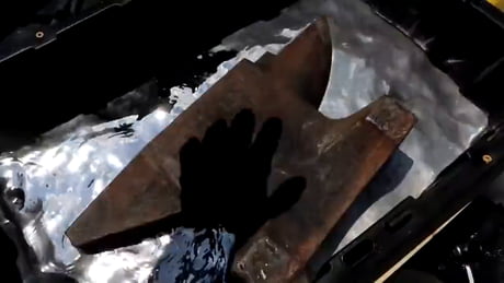 Mercury is so dense that an iron anvil floats in it.